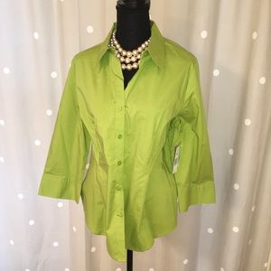 Kim Rogers Button Blouse